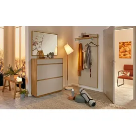 Möbel Kraft Garderobenpaneel creme Holzwerkstoff ¦ Maße (cm): B: 83 H: 183 T: 29.0