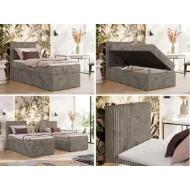 MKS Meble Tiliano 90 x 200 cm H4 Hellbraun