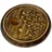 Saraswati Yin Yang - Blume des Lebens Räucherstäbchenhalter 10 cm