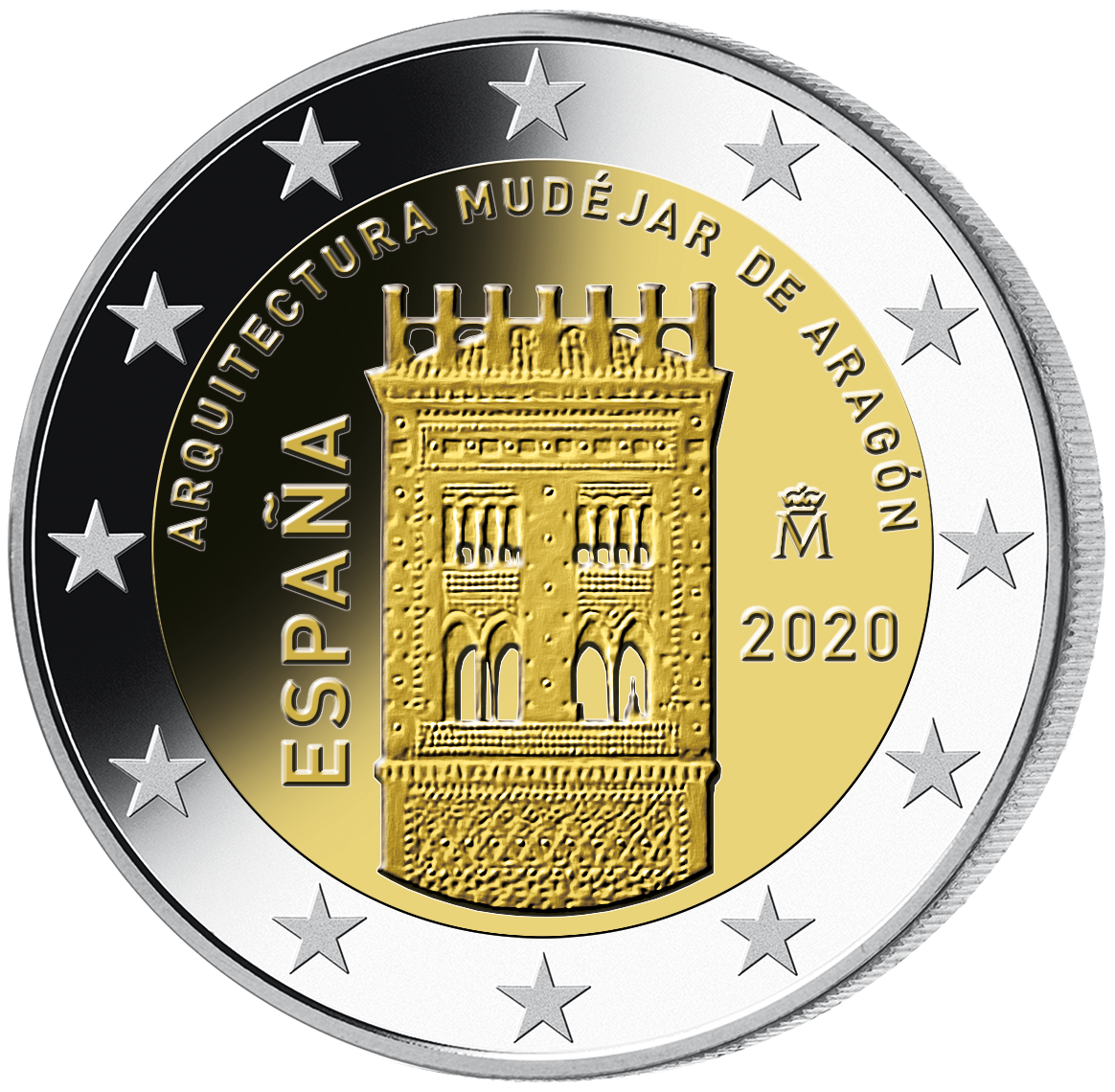 Spanien 2020 2-Euro-Gedenkmünze "Mudéjar-Architektur"