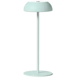 Designer-Tischlampe Float Axo Light mit USB IP55 - laguna aqua / bianco