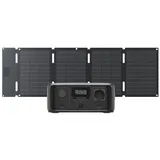 Ecoflow ECOFLOW RIVER 3 (10 ms USV) Tragbare Powerstation mit 45 W Solarpanel Powerstation, 245 Wh LFP Batterie, bis zu 600 W, <10 ms USV, für Outdoor-Camping