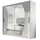 Mirjan24 Schiebetürenschrank London IX 180 x 215 x 58 cm Weiß