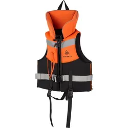 FIREFLY Kinder Schwimmweste, Schwarz/ Orange/ Silber, XS