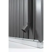 Biohort Regenfallrohr-Set HighLine 2 Stk. Silber