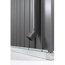 Biohort Regenfallrohr-Set HighLine 2 Stk. Silber