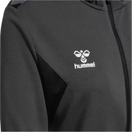 hummel Authentic PL ZIP HOODIE WOMAN asphalt S
