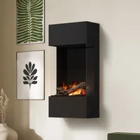 muenkel design Turan [Elektrokamin Opti-myst]: Schwarz