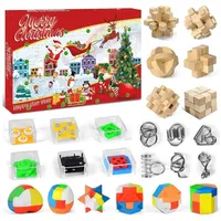 LuxusKollektion Spielzeug-Adventskalender Adventskalender 2024 Kinder 24 Tage Weihnachtskalender Metall & Holz