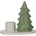 home&styling collection Home Styling Collection Kerzenständer in grün | Gr.: onesize