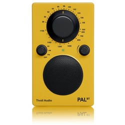 Tivoli Audio PAL BT Radio (FM-Tuner, Tisch-Radio, Bluetooth-Lautsprecher, tragbar, Akku-Betrieb) gelb