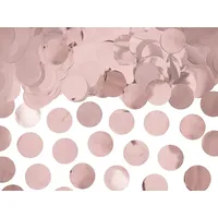 Partydeco Konfetti Kreise 15g roségold/rosa