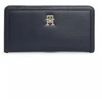 Tommy Hilfiger Monotype Large Slim Geldbörse Damen blau