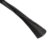 Hama 20597 Gewebeschlauch "Easy Flexwrap", 1,8 m, Schwarz