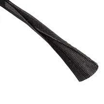 Hama 20597 Gewebeschlauch "Easy Flexwrap", 1,8 m, Schwarz