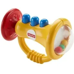 FISHER-PRICE DRF17 Babys Beißring-Trompetenrassel