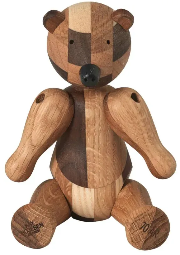 Kay Bojesen Bär Reworked Anniversary klein mixed wood