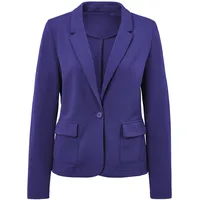 GOLDNER Kurzgröße: Jersey-Blazer", in royalblau | Gr.: 22