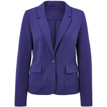 GOLDNER Kurzgröße: Jersey-Blazer", in royalblau | Gr.: 22