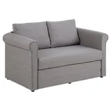 VCM Ebuy24, Sofa + Bettsofa, Schlafsofa Hellgrau.