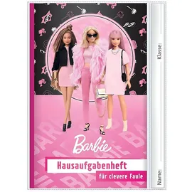 ROTH Hausaufgabenheft Barbie für clevere Faule liniert DIN A5 ohne Rand, 104 Blatt, 1 St.
