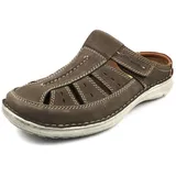 Josef Seibel Anvers 76 Sommerschuh, Schlappen, Klettschuh, mit Klettverschluss, K-Weite, Gr. 40 grau-kombi, - 78034633-40