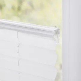 Lichtblick Plissee Haftfix, weiß - weiss