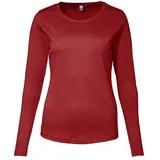 id-identity Langarmshirt Damen 0509 Gr. L rot,
