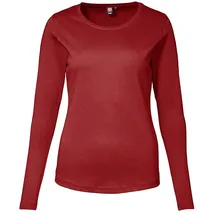 id-identity Langarmshirt Damen 0509 Gr. L rot,