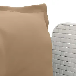 vidaXL 1-Sitzer Sessel 1 x 1 x 1 cm weiß