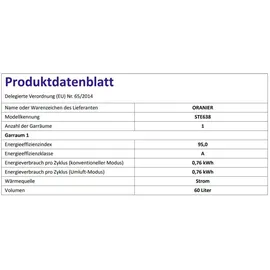 Oranier STE638 Weiß