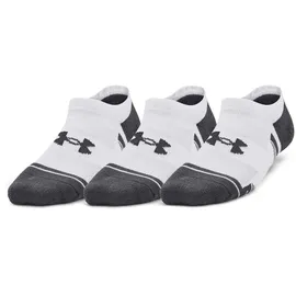 Under Armour Performance Tech Füßlinge 3er Pack Weiß S