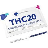 LuxmedIQ Drogenschnelltest für Cannabis THC - Urin Drogentest Haschisch Marihuana Cutoff 20 ng/mL 10 St