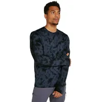 Icebreaker Merino 150 Tech Lite Cloud Dye Langarm-t-shirt - Graphite / Black / Cd - XL