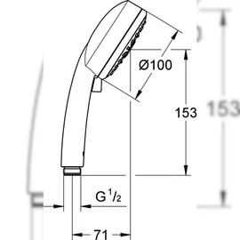 Grohe Tempesta Cosmopolitan 100 chrom