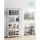 Songmics Schwerlastregal Stahl 40 x 90 x 180 cm silbern