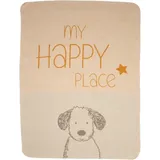 David Fussenegger Hundedecke my happy place 90 x 70 cm beige
