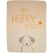 David Fussenegger Hundedecke my happy place 90 x 70 cm beige