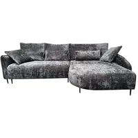 Sofa.de Ecksofa mit Schlaffunktion Palermo ¦ grau ¦ Maße (cm): B: 95 H: 285 T: 200