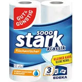 Gut&Günstig Küchenrollen stark klassik 3-lagig 2 Rollen
