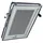 Roto ZJA M 054/085 8AR1 AJ05 Designo Jalousette Dunkelgrau 1-J05, 54x85 cm (5/8), 845 SR,Aluminiumschiene,Manuell,Roto
