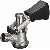 ich-zapfe Zapfkopf Keg Verschluss Korb Fitting seitlicher Ausgang (Thekenanstich)
