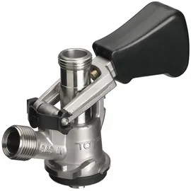 ich-zapfe Zapfkopf Keg Verschluss Korb Fitting seitlicher Ausgang (Thekenanstich)
