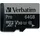 Verbatim microSDXC Pro 64GB Class 10 UHS-I U3 + SD-Adapter