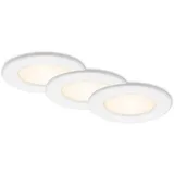 Briloner Brilo LED-Einbauleuchte Thin weiß,