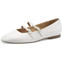 TAMARIS Ballerina Damen Elegant weiß,EU 40