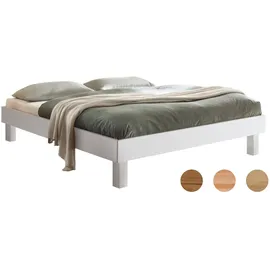 Hasena Rapallo 90 x 200 cm Fußhöhe 25 cm weiss deckend