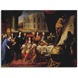 Artland Leinwandbild »Ludwig XIV., um 1670«, Menschen, (1 St.), auf Keilrahmen gespannt Artland rot