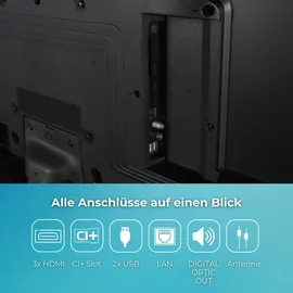 Toshiba 43UF3F63DAR Fernseher 43 Zoll Smart TV, Fire TV, 4K UHD, Dolby Vision HDR & Dolby Atmos, Sound by Onkyo