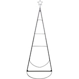 Trendline Weihnachtsaufsteller Metall Tannenbaum 160 x 60 cm schwarz
